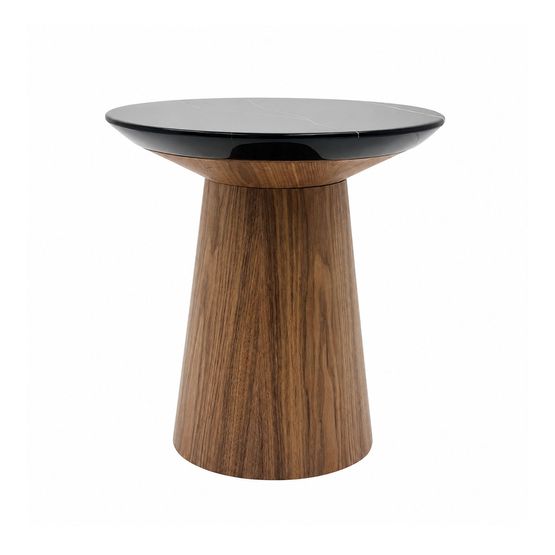MESA LATERAL KONO NOGAL NEGRO  -1-
